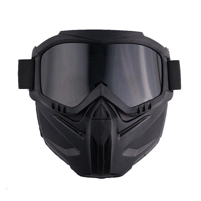 Full-face welder's mask, anti-strong light radiation, anti-scorching face mask, welding protective mask, integrated welding, breathable, heat-insulating, and eye-protecting.